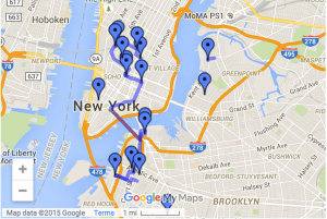 Hallberg created a walking tour of New York's great bookstores for The Millions, where he is a longtime contributor.